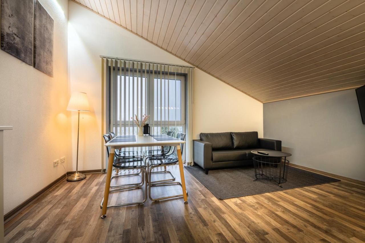 Gemuetliche Ferienwohnung Mit Panoramablick Muttensweiler Exterior foto